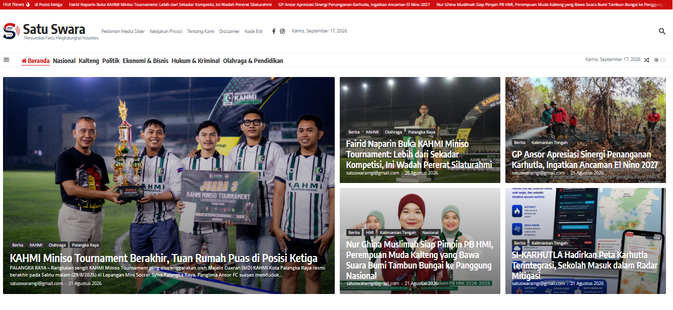 Website Berita Satuswara.com