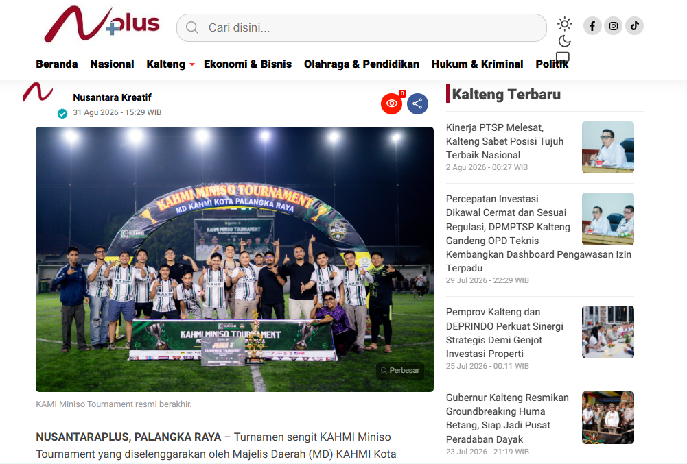 Website Berita NusantaraPlus.com
