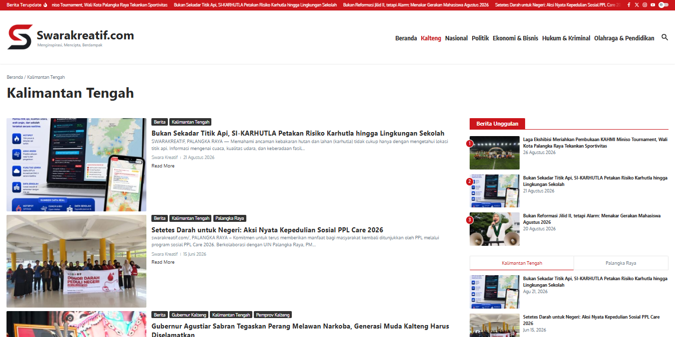 Website Berita Swarakreatif.com