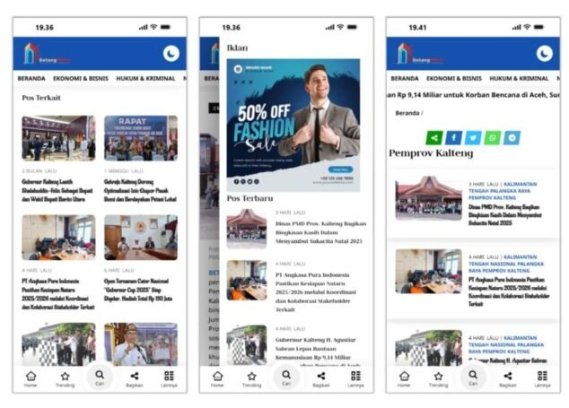 Aplikasi Mobile Web Berita