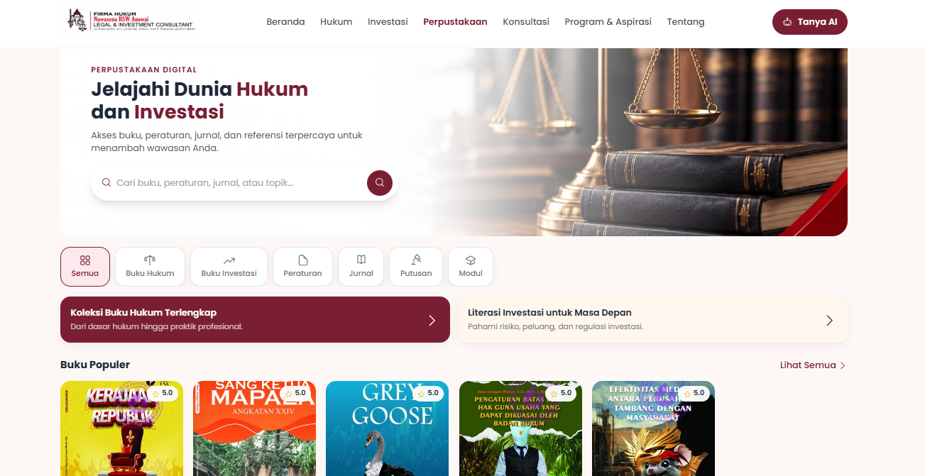 Ainawasena — AI Legal & Investment Platform