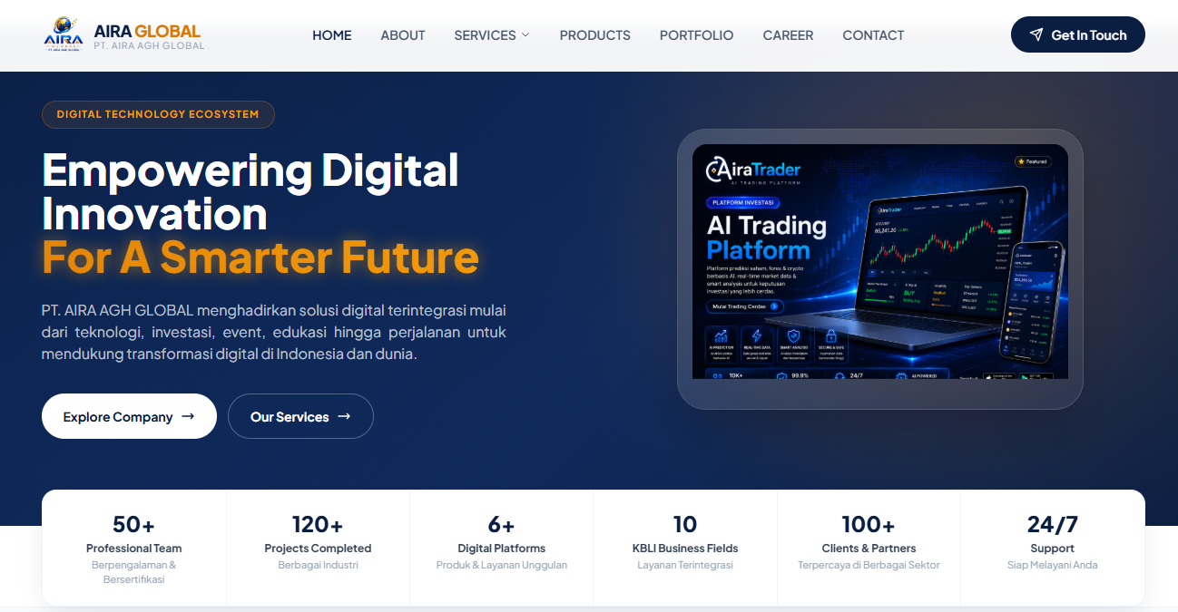 Website Company Profile AIRA GLOBAL