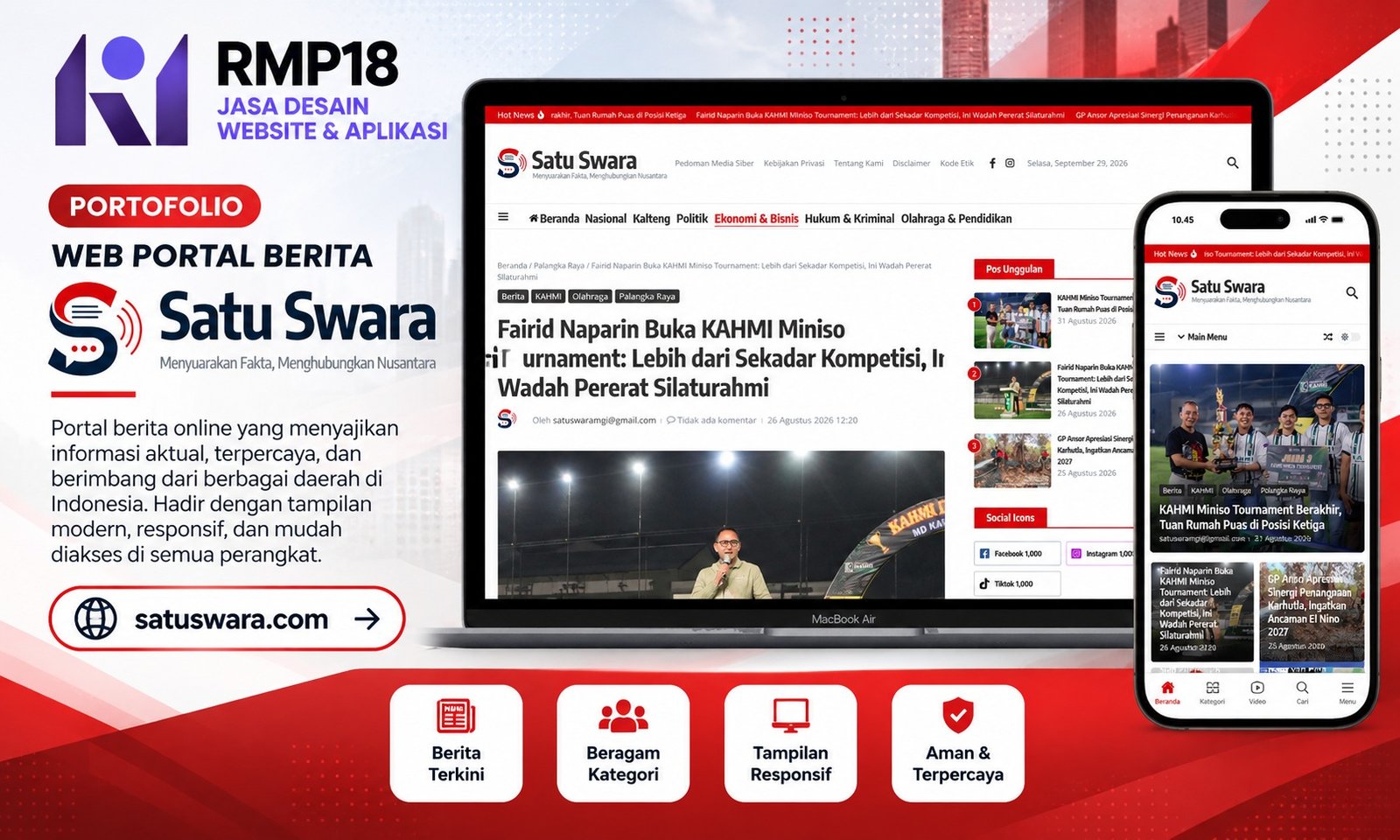 Website Berita Satuswara.com