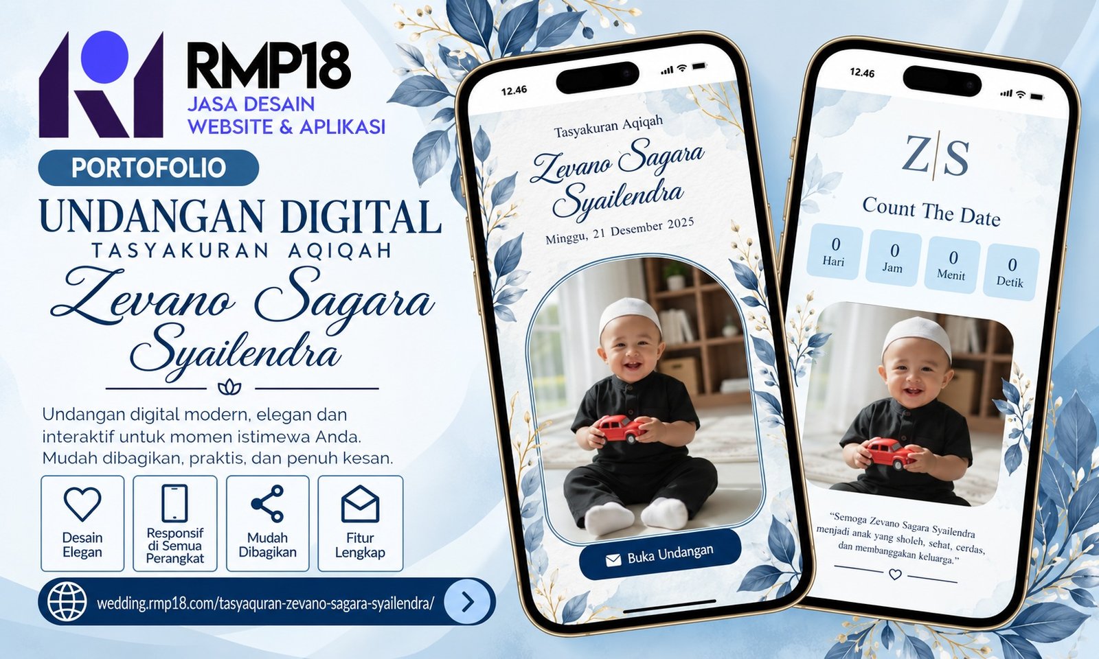 Undangan Digital - Tasya Quran & Zevano Sagara Syailendra