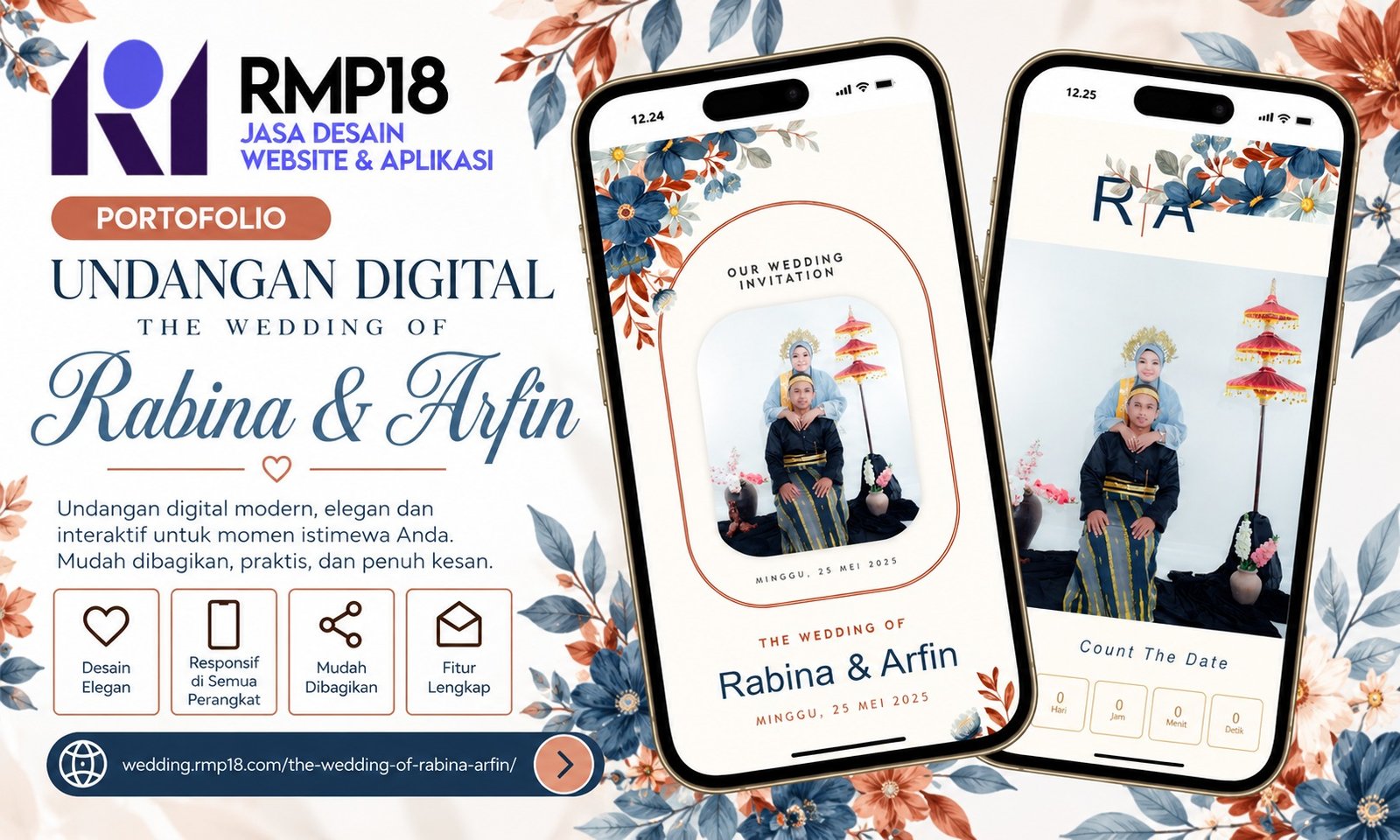 Undangan Digital - Rabbina & Arfin