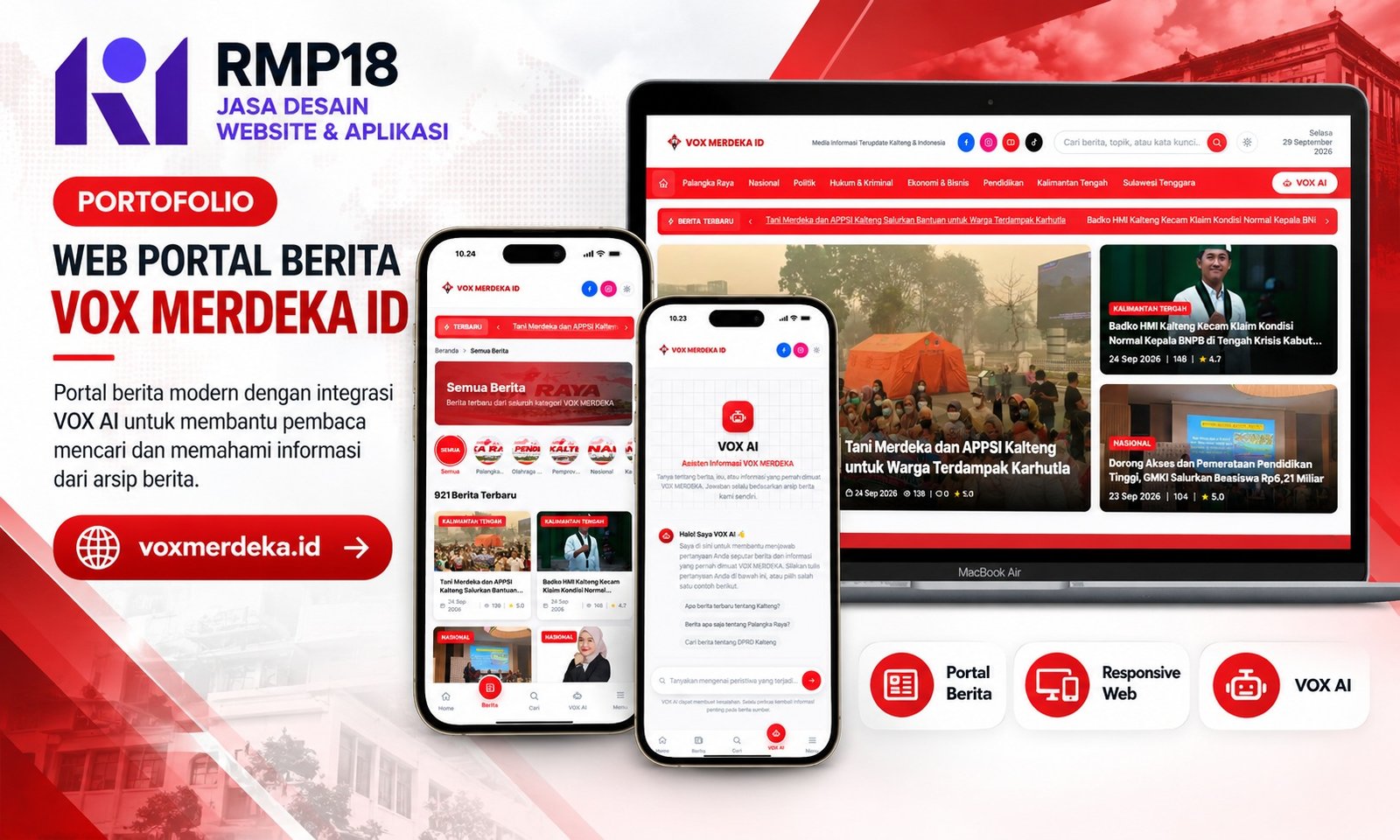 VOX MERDEKA ID – Portal Berita & VOX AI