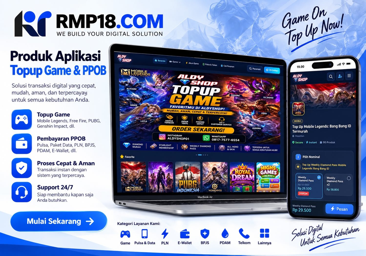 Aplikasi - Top Up Game & PPOB