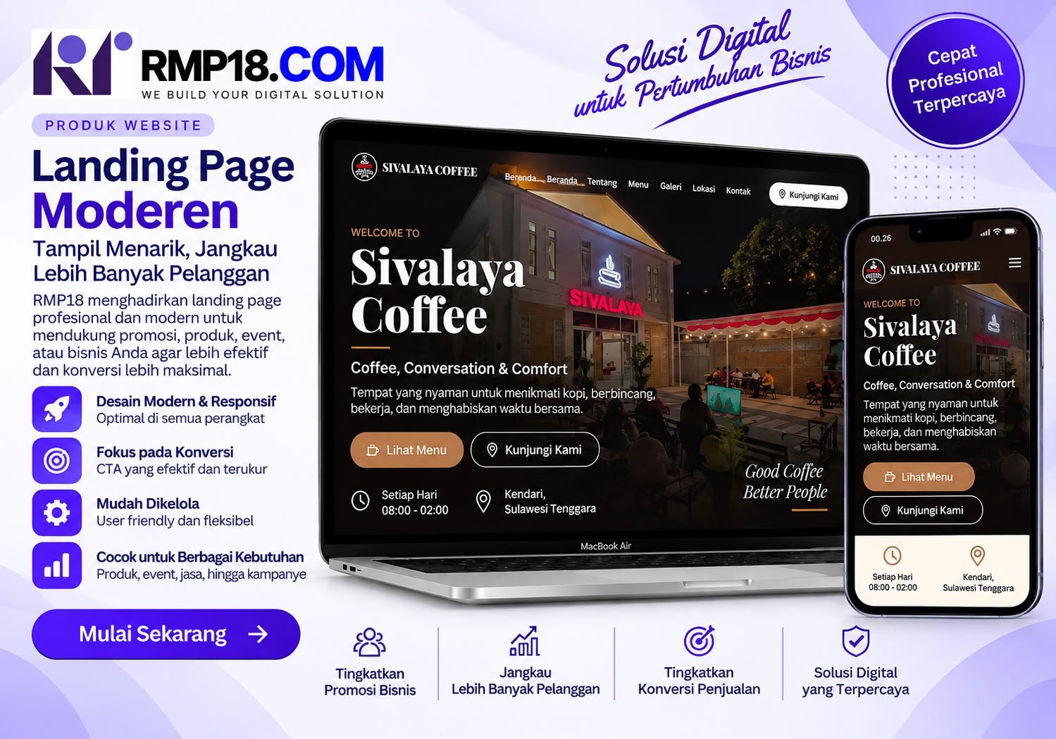 Landing Page Modern