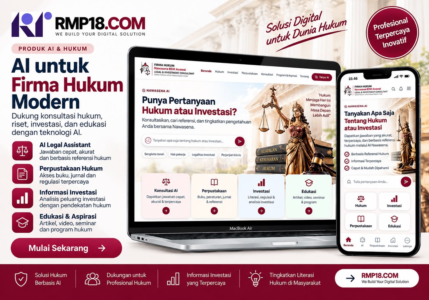 Pengembangan Aplikasi AI untuk Firma Hukum