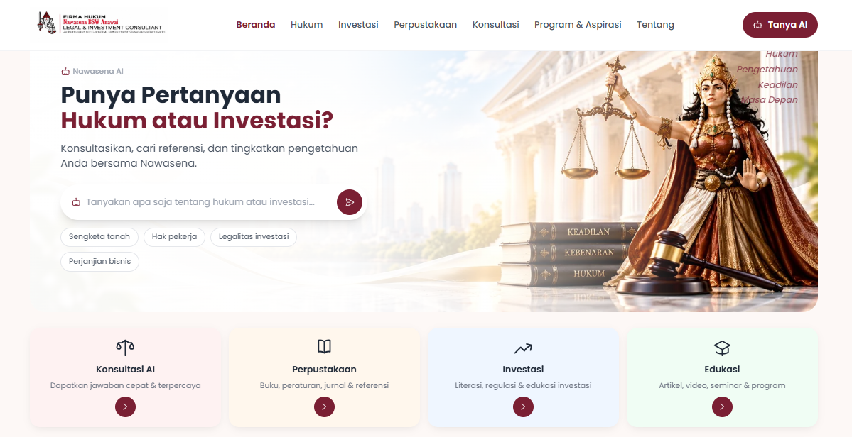Pengembangan Aplikasi AI untuk Firma Hukum