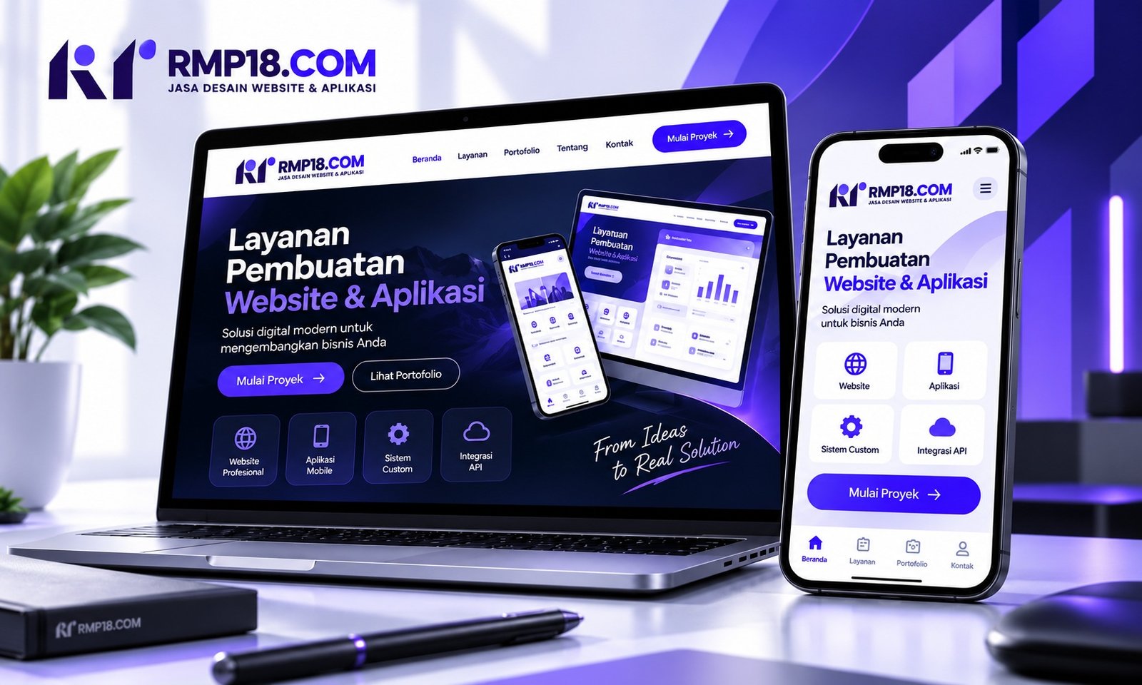 Layanan RMP18 - Website & Aplikasi