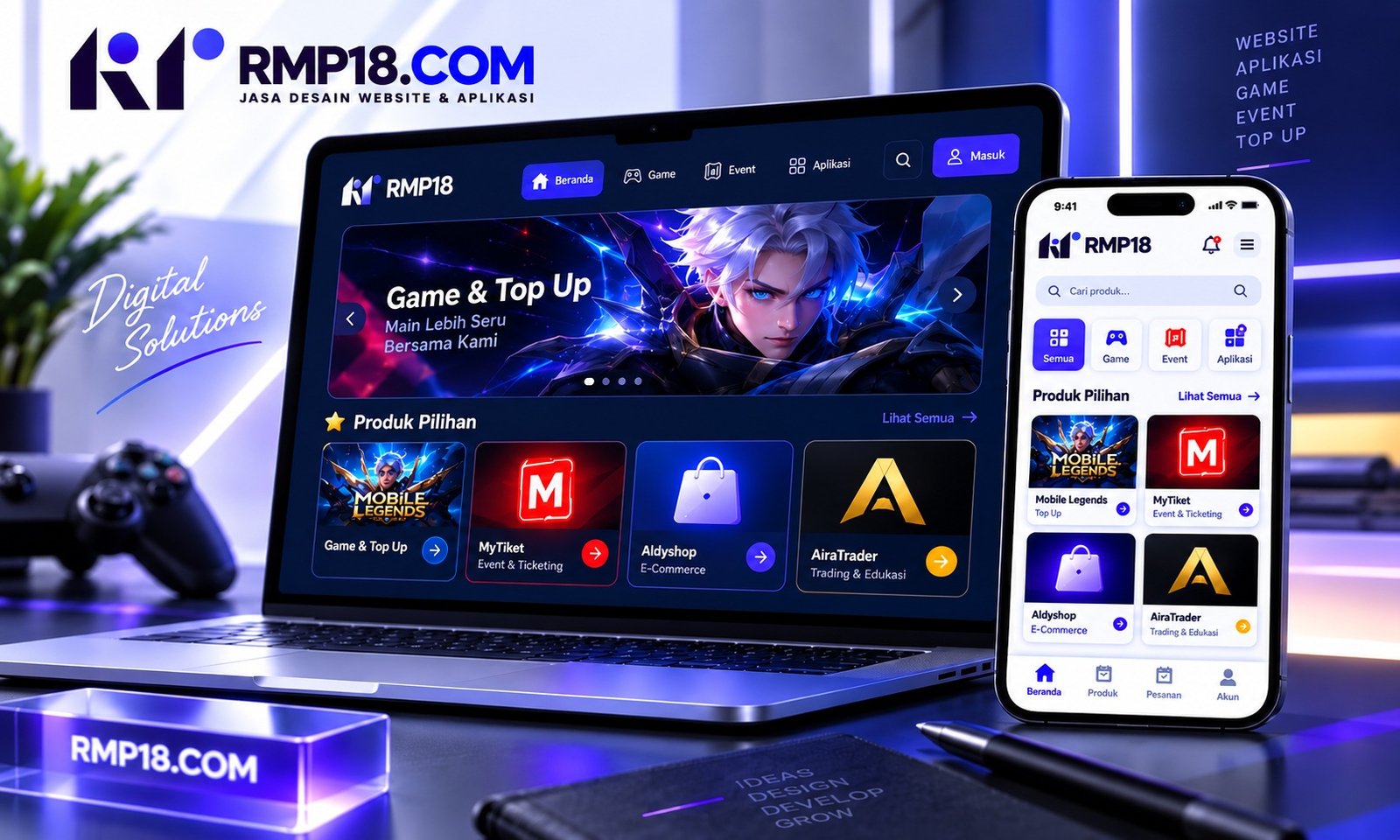 Produk RMP18 - Solusi Digital Siap Digunakan