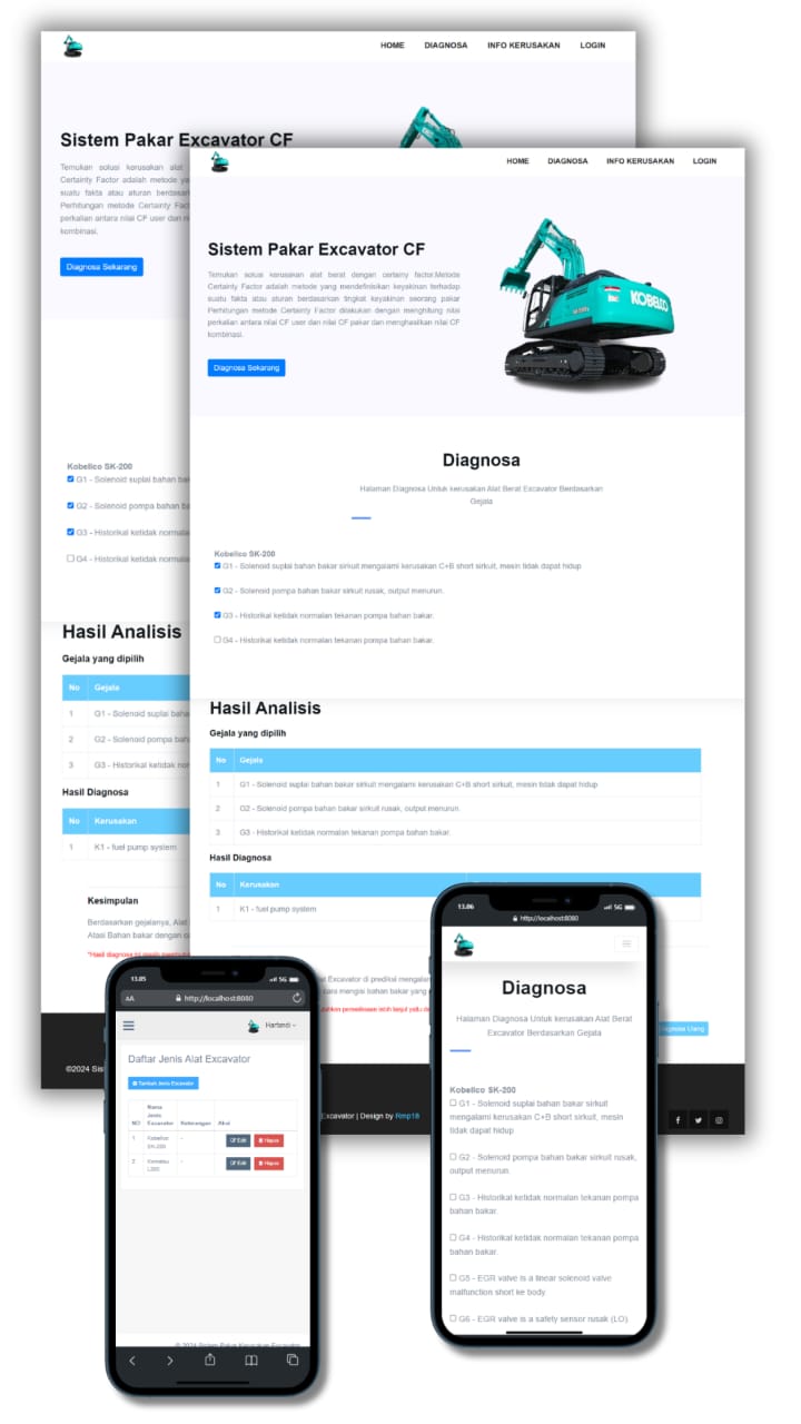 Sistem Diagnosa Kerusakan Excavator
